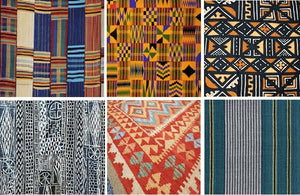 Aperçu des textiles africains, dessins et tissus