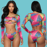 Maillot de bain africain taille haute