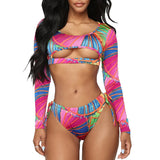 Maillot de bain africain taille haute