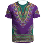 T-shirt Africain Extensible Violet