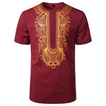 T-Shirt Africain Doré